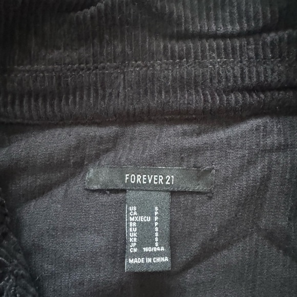 Forever 21 Black Corduroy Jacket - Picture 2 of 2